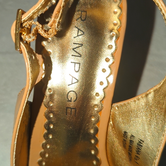 Rampage open toe slingback shoe, size 6.5, runs a little short. - Picture 7 of 9
